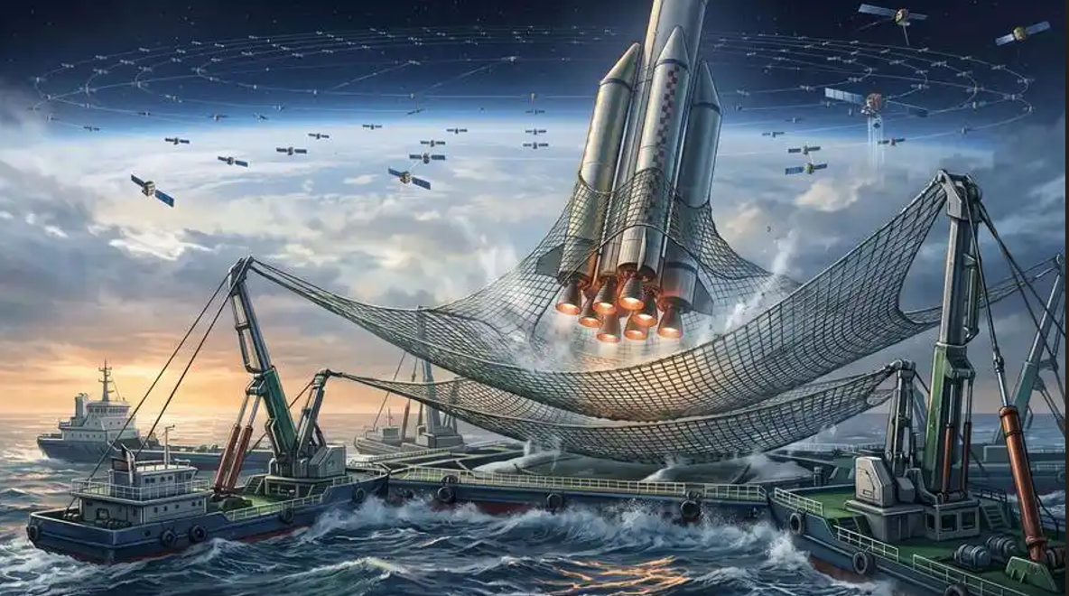 China achieves its first successful recovery of a rocket at sea